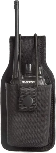 LUITON Funda para radio Baofeng, funda de radio bidireccional para walkie talkies, funda de nailon para Motorola Kenwood Icom HYT Arcshell Baofeng