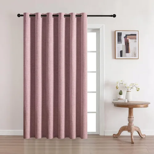Miniatura 25 de CUCRAF - Juego de 2 paneles de cortinas de ventana con oscurecimiento total del 100%, de 54 pulgadas de largo, con aspecto de lino falso, cortinas