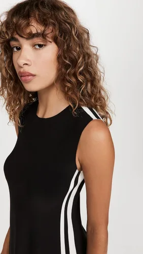 Miniatura 6 de Norma Kamali Vestido sin mangas con rayas laterales para mujer