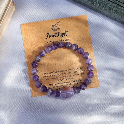 Miniatura 3 de MAIBAOTA Pulsera de gato, regalo de joyería de gato para mujeres y hombres, pulsera de cristal de 0.315 in para buena suerte, atracción de dinero