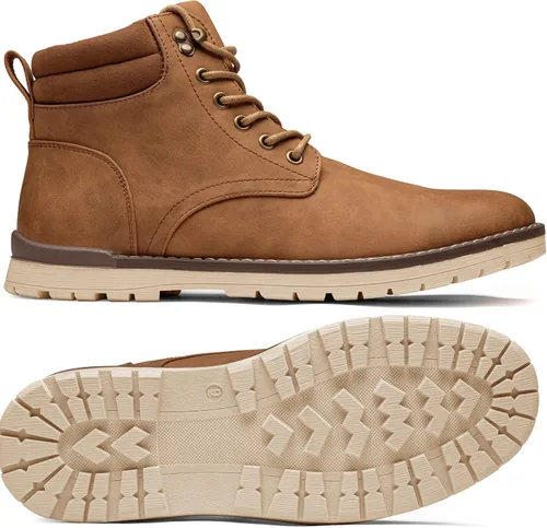 Miniatura 2 de Vostey Botas de senderismo impermeables para hombre, botas chukka casuales para hombres