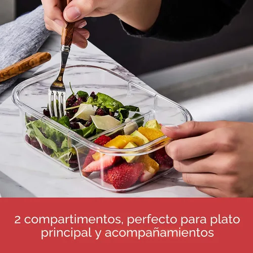 Miniatura 6 de Rubbermaid Brilliance Contenedores de almacenamiento de alimentos sin BPA con tapas