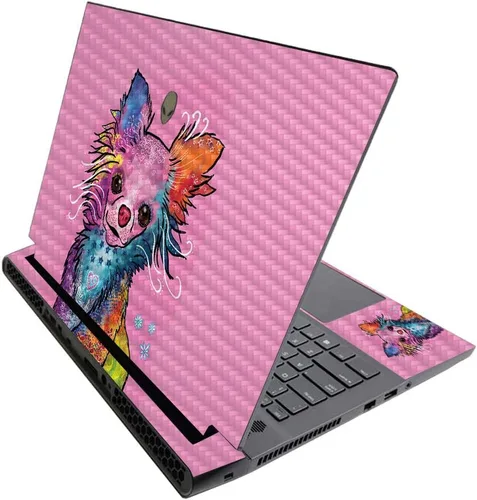 Miniatura 468 de MightySkins - Skin brillante con purpurina para Alienware M17 R3 (2020) y M17 R4 (2021) - Diversión de los años 90 Acabado duradero con purpurina