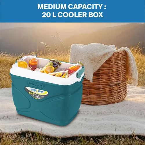 Miniatura 3 de Pinnacle Enfriador térmico de 20 litros – Enfriador duro portátil para campamento/picnic – Coolbox mantiene fresco durante 60 horas. con retención