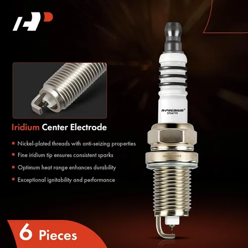 Miniatura 3 de A-Premium Bujías de Platino Iridio compatibles con Honda Accord 1995-2002, Pilot 2003-2005, Odyssey 1999-2004 y Acura MDX 2001-2002, TL 1999-2003