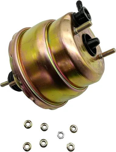 Miniatura 2 de 7 "Zinc Dual Power Brake Booster Con 1" Bail Top Master Cylinder Kit Booster Kit de conversión RSRB03123