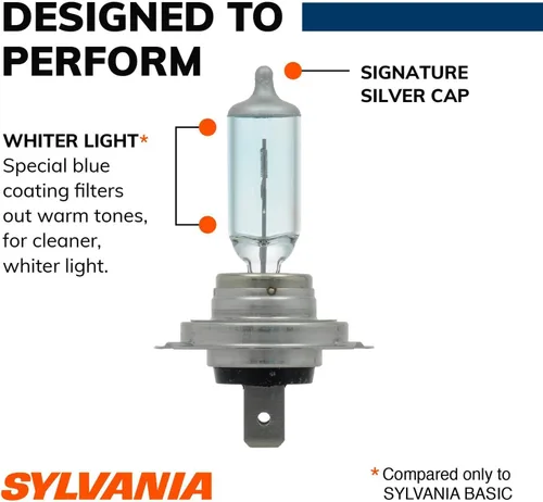 Miniatura 5 de Foco halógeno de alto rendimiento SilverStar (1 unidad) Sylvania 9003 (también encaja H4), H7