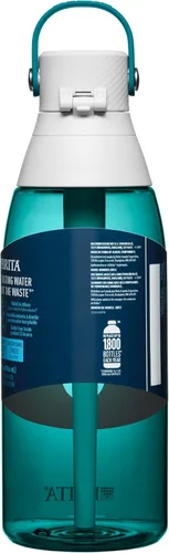 Miniatura 5 de Brita Botella de agua filtrante de plástico duro de alta calidad, sin BPA, reutilizable, reemplaza 300 botellas de agua de plástico, el filtro dura