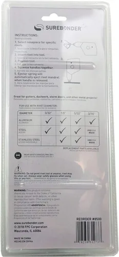 Miniatura 5 de Surebonder Herramienta de remache resistente 8500