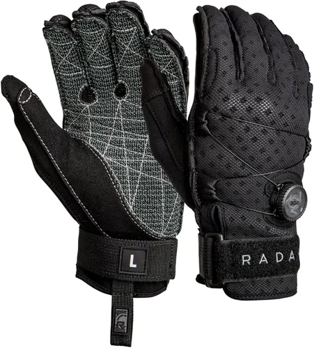 Radar Vapor-K Boa - Guante de esquí acuático para interiores y exteriores, color negro y sombra, Ariaprene