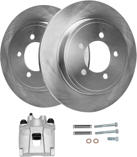 Miniatura 14 de Detroit Axle - Kit de Frenos Traseros para Nissan Altima Maxima Juke Sentra Rotores de Freno de Disco y Pastillas de Frenos Cerámicos Reemplazo
