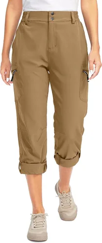 Miniatura 2 de G Gradual Womens Hiking Pants with Zipper Pockets Convertible Lightweight Quick Dry Stretch Cargo Camping Pants