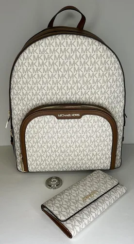 Miniatura 3 de MICHAEL Michael Kors Jaycee - Mochila grande con bolsillo con cremallera y gancho grande para cartera triple