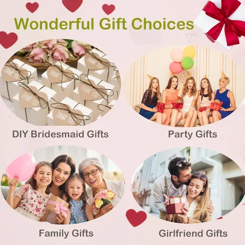 Miniatura 7 de Estuche de Joyería de Viaje para Damas de Honor, Caja de Regalo, Juego de 12 Estuches Pequeños de Joyería, Mini Organizador de Joyas, Estuche