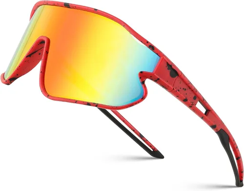 FEISEDY Gafas de sol unisex para jóvenes, gafas de sol de béisbol y tenis, UV400 deportivas para niños y niñas, pantallas de ciclismo B4064