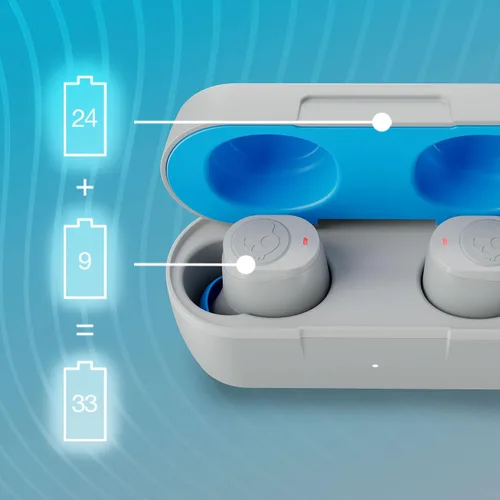 Miniatura 5 de Skullcandy Jib True 2 Auriculares Inalámbricos Verdaderos, Auriculares Bluetooth, hasta 33 horas de batería con estuche de carga, ajuste
