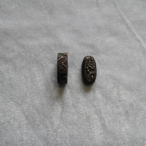 Miniatura 9 de Espada samurái japonesa KOSHIRAE – Aleación de Fuchi Kashira 01-44