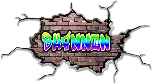 Miniatura 15 de Calcomanía de pared personalizada con nombre de graffiti 3D, calcomanía decorativa de vinilo artística personalizada, extraíble, despegar y pegar
