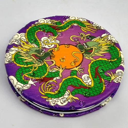 Miniatura 4 de Espejo lateral doble Feng Shui Lucky Mirror Dragones dobles