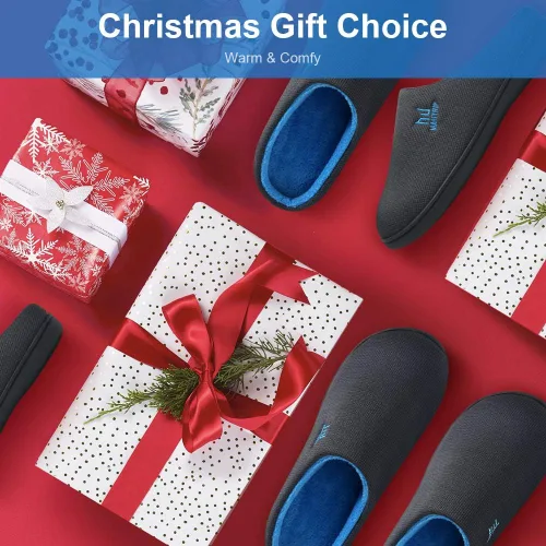Miniatura 5 de MAIITRIP Pantuflas de espuma viscoelástica antideslizantes para hombre (tamaño 7-17)