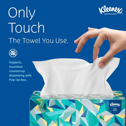 Miniatura 5 de Kleenex, caja despachadora de toallas de mano, de papel, 9 x 10 1/2, 120