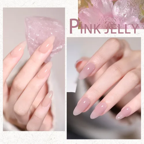 Miniatura 5 de SHOYUM Jelly Nude Juego de Esmaltes de Uñas de Gel, 10 Piezas Kit de Esmalte en Gel Transparente Blanco Lechoso Rosa UV LED Colores Barniz Arte