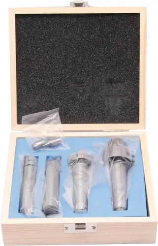 Miniatura 8 de Juego de 4 vasos de estímulo de madera MT1 con 2 puntas de repuesto adicionales, kit de herramientas de carpintería MT1 para torno de madera