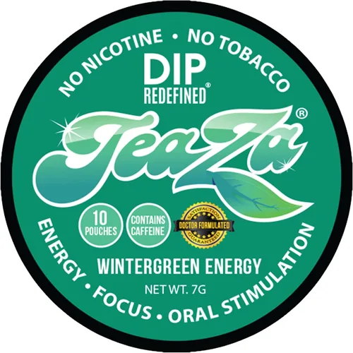 Miniatura 14 de Teaza Bolsas de Energía, Alternativa sin Tabaco sin Nicotina al Dip sin Humo, Rapé y Dip Energético, Alternativa Saludable al Tabaco de Mascar, Uso