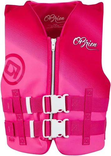 O'Brien Youth V-Back LTD CGA Life Jacekt (55-85lbs) Rosa
