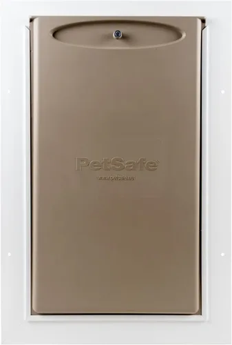Miniatura 2 de PetSafe Puerta de entrada de pared para mascotas, marco telescópico, aísla mejor que las puertas de metal, puerta de gato y perro de bajo consumo