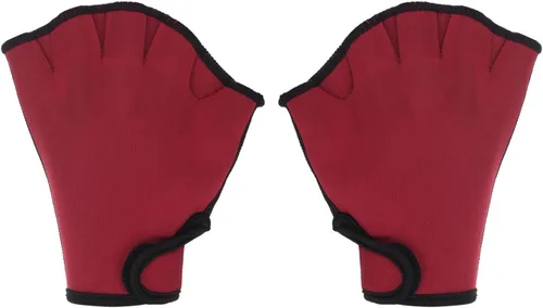 Miniatura 19 de PATIKIL Guantes de natación con malla, unisex, guantes de resistencia al agua, accesorios de entrenamiento para natación y buceo Negro