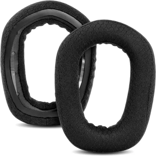 Miniatura 4 de Almohadillas G435 para oídos, almohadillas de repuesto compatibles con Logitech G435 Bluetooth Wireless Gaming Auriculares Tela, color negro