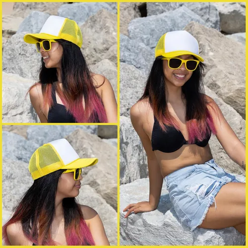 Miniatura 231 de Funky Junque Gorra de béisbol de béisbol en blanco para hombre y mujer