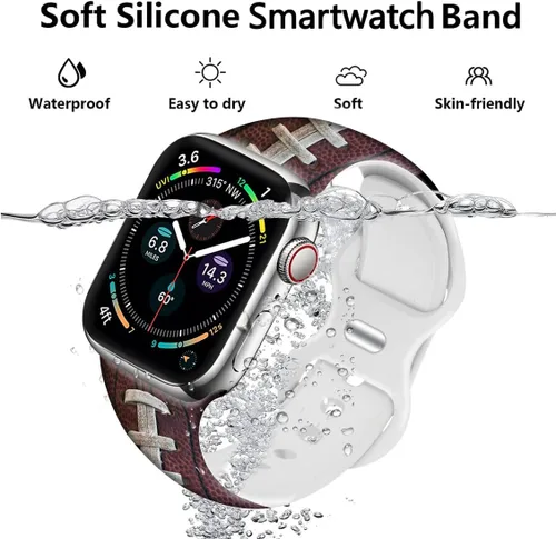 Miniatura 2 de Correa de reloj de vacaciones compatible con reloj de 1.496 pulgadas, 1.575 pulgadas, 1.614 pulgadas, para mujeres y hombres, bonita correa