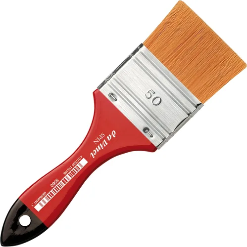 Miniatura 312 de da Vinci Watercolor Series 5580 CosmoTop Spin Pincel de Pintura, Redondo Sintético con Mango Rojo