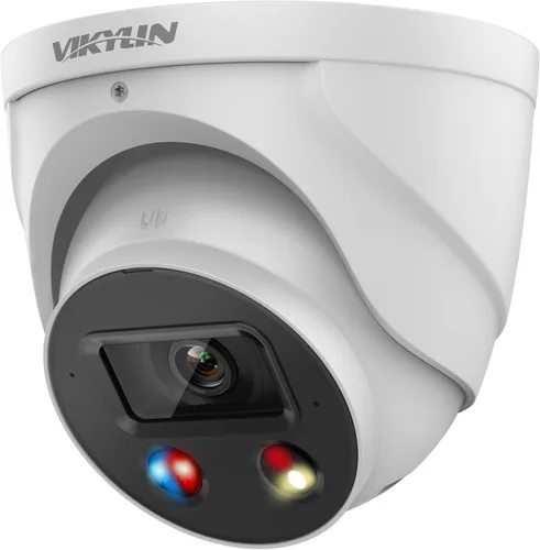Miniatura 14 de VIKYLIN Cámara de seguridad IP 4K 8MP, DMSS/SmartPss Lite, cúpula Starlight con micrófono incorporado, ranura para tarjeta SD de 256 GB, lente