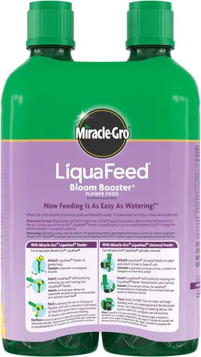 Miniatura 3 de Miracle-Gro LiquaFeed Bloom Booster - Recambios de alimentos para flores, fertilizantes para plantas, 16 onzas líquidas, 2 botellas/paquete