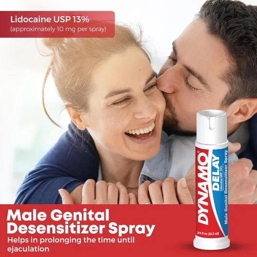 Miniatura 4 de Dynamo Delay Spray para hombres – 13% lidocaína anestésica en aerosol para ayudarte a durar más tiempo en la cama – Paquete de 5 unidades Climax
