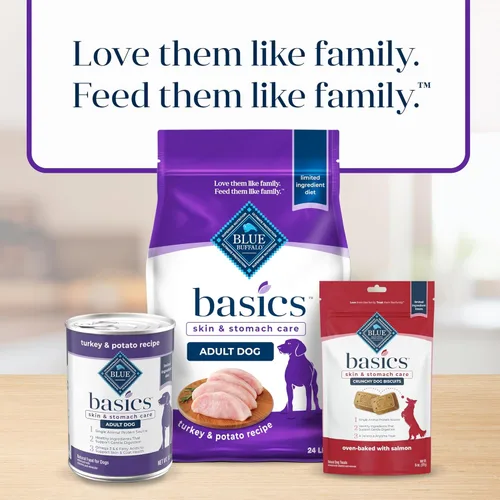 Miniatura 9 de Blue Buffalo Basics Alimento seco para perros adultos, cuidado de la piel y el estómago, dieta de ingredientes limitados para perros, receta