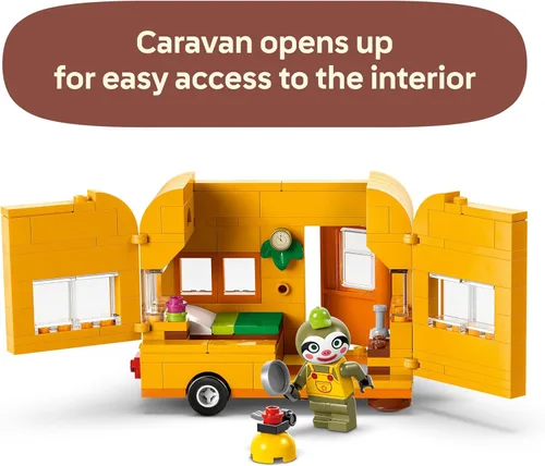 Miniatura 3 de LEGO Animal Crossing La caravana de Leif y la tienda de jardín - Juguete de construcción - Regalo para cumpleaños - Figura de juguete y juego
