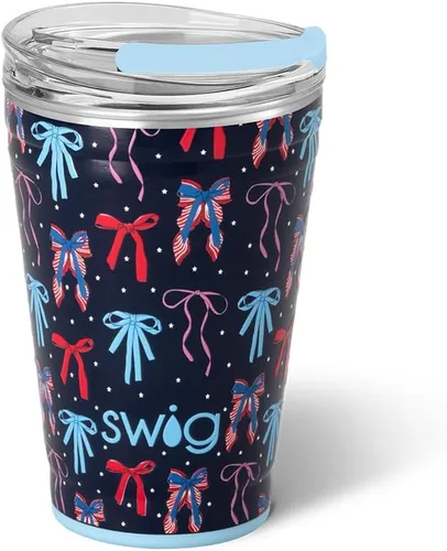 Miniatura 73 de Swig Life - Vaso aislante de 22 onzas, vaso de viaje para café con tapa, taza de café para viaje compatible con portavasos, de acero inoxidable