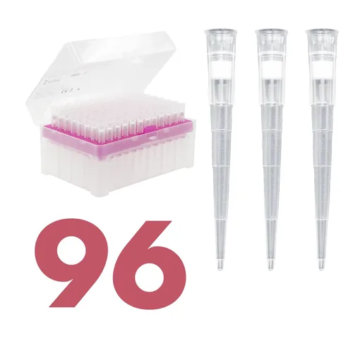 Miniatura 18 de Kashi Scientific 10000uL Puntas de pipeta universales para laboratorio en estuche, estériles, libres de DNasa/RNAsa, seguras contra pirógenos