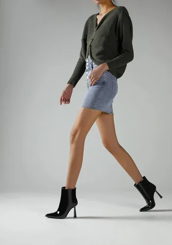 Miniatura 7 de vivianly Classic Women Ankle Boots Pointed Toe Mid-Calf Stiletto High Heeled Booties