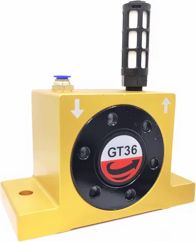 GT36 vibrador neumático de la turbina de aire G 3/8" vibradores industriales de oro silencioso de la turbina de la turbina de la serie GT-36 tipo