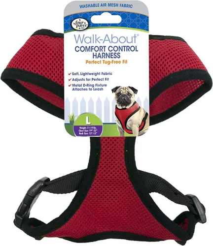 Miniatura 23 de Four Paws Comfort Control - Arnés para perro, color negro, extra pequeño