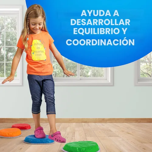 Miniatura 6 de NATIONAL GEOGRAPHIC Piedras de Equilibrio para Niños – Piedras Duraderas Antideslizantes que Fomentan el Equilibrio de los Niños Pequeños