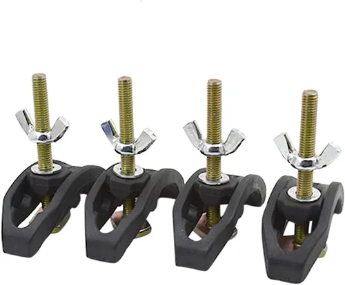 Miniatura 6 de Abrazaderas de placa de prensa arqueada de 4 piezas, accesorios de sujeción en T, enrutador CNC universal y accesorios de prensa de taladro