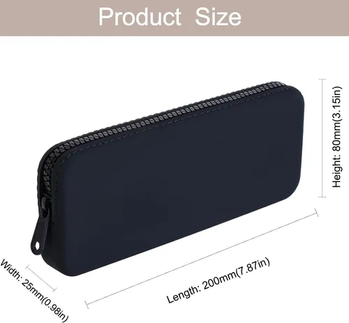 Miniatura 5 de Soporte para brochas de maquillaje de silicona, bolsa de maquillaje de viaje, organizador de brochas portátil suave, artículos esenciales de viaje