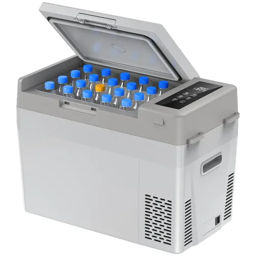 Miniatura 8 de Marsail Refrigerador de 12 voltios para automóvil, enfriador eléctrico de 24 cuartos, refrigerador portátil para auto con opción de alimentación por
