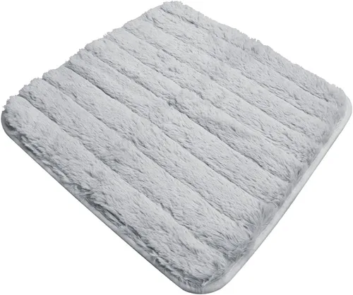 Miniatura 3 de Cojín de silla antideslizante para asiento de felpa suave y gruesa para silla de computadora, almohadilla plegable para automóvil, hogar, oficina